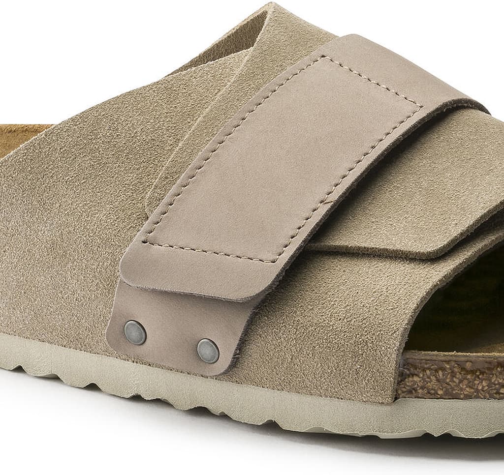 Product gallery image number 2 for product Kyoto Nubuck/Suede Leather Sandals [Narrow] - Women's