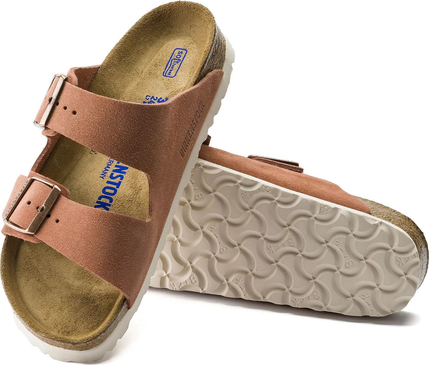 Product gallery image number 6 for product Arizona Soft Footbed Suede Leather Sandals [Narrow] - Women's