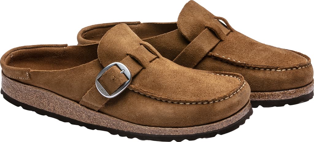 Numéro de l'image de la galerie de produits 3 pour le produit Sabots Buckley en cuir suédé [Étroite] - Unisexe