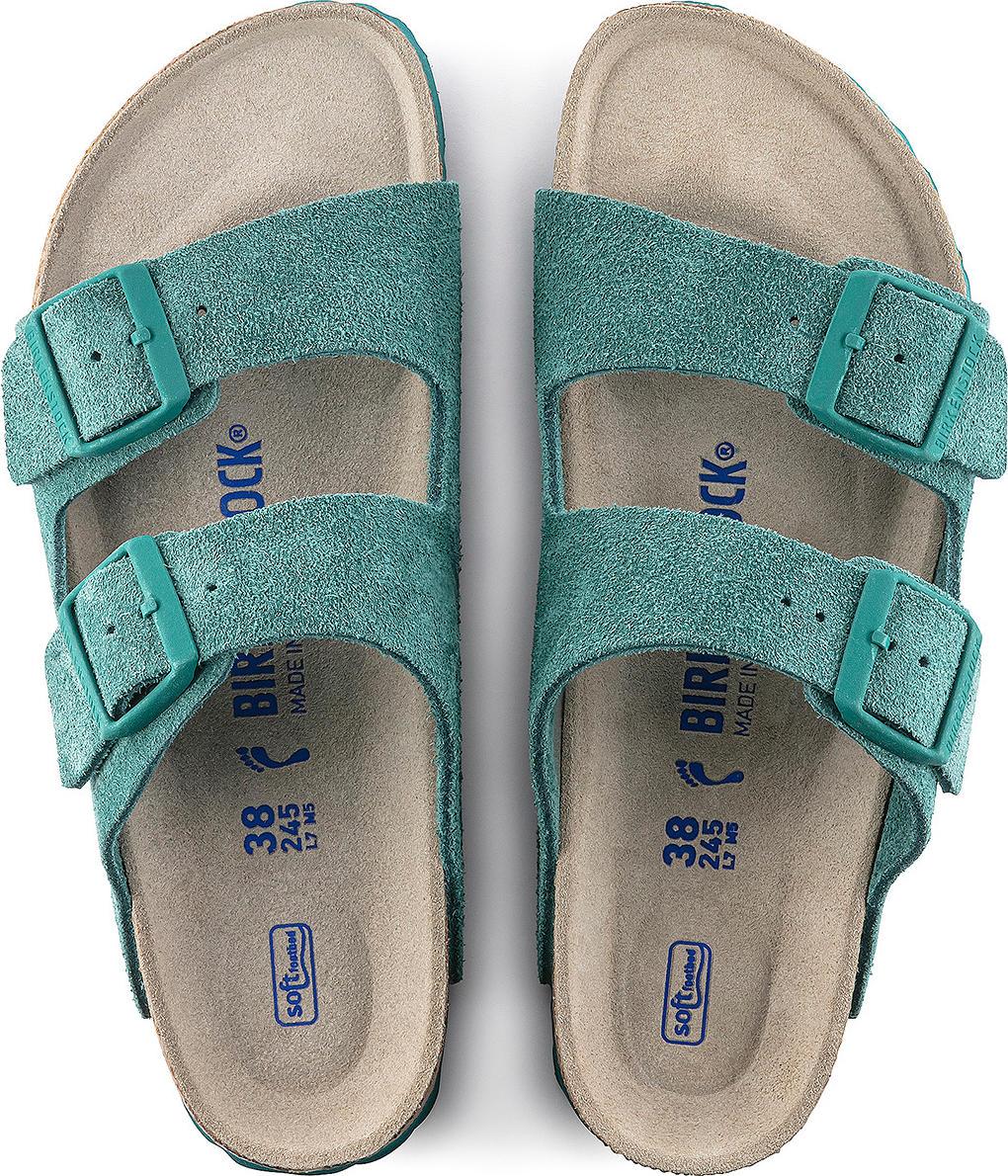 Product gallery image number 4 for product Arizona Soft Footbed Suede Leather Sandals [Narrow] - Women's