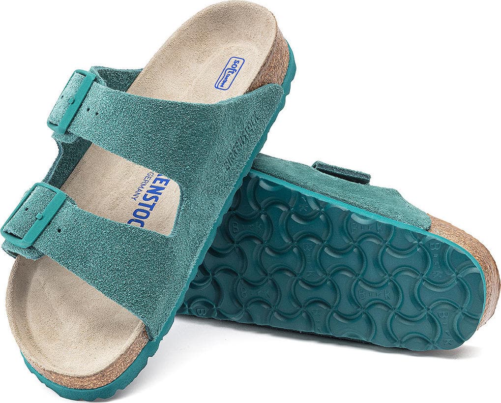 Product gallery image number 6 for product Arizona Soft Footbed Suede Leather Sandals [Narrow] - Women's