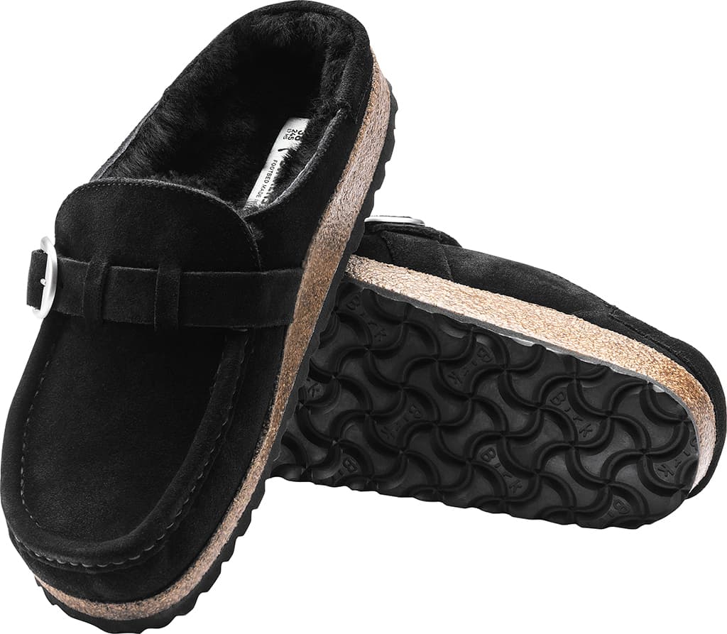Product gallery image number 2 for product Buckley Shearling Mules [Narrow] - Women's
