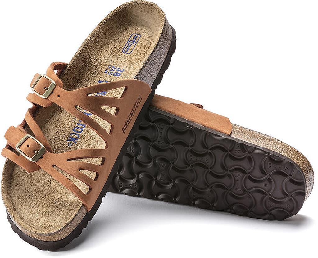 Product gallery image number 5 for product Granada Soft Footbed Nubuck Leather Sandals - Women's
