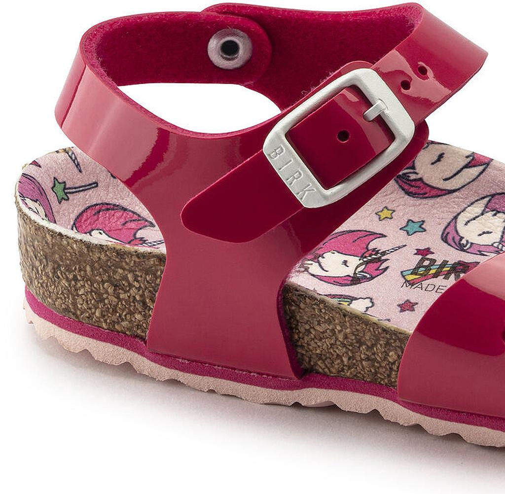 Product gallery image number 5 for product Rio Birko-Flor Patent Sandals [Narrow] - Kids