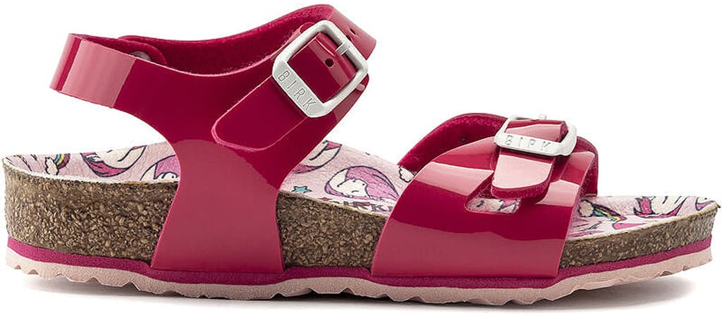 Product gallery image number 4 for product Rio Birko-Flor Patent Sandals [Narrow] - Kids
