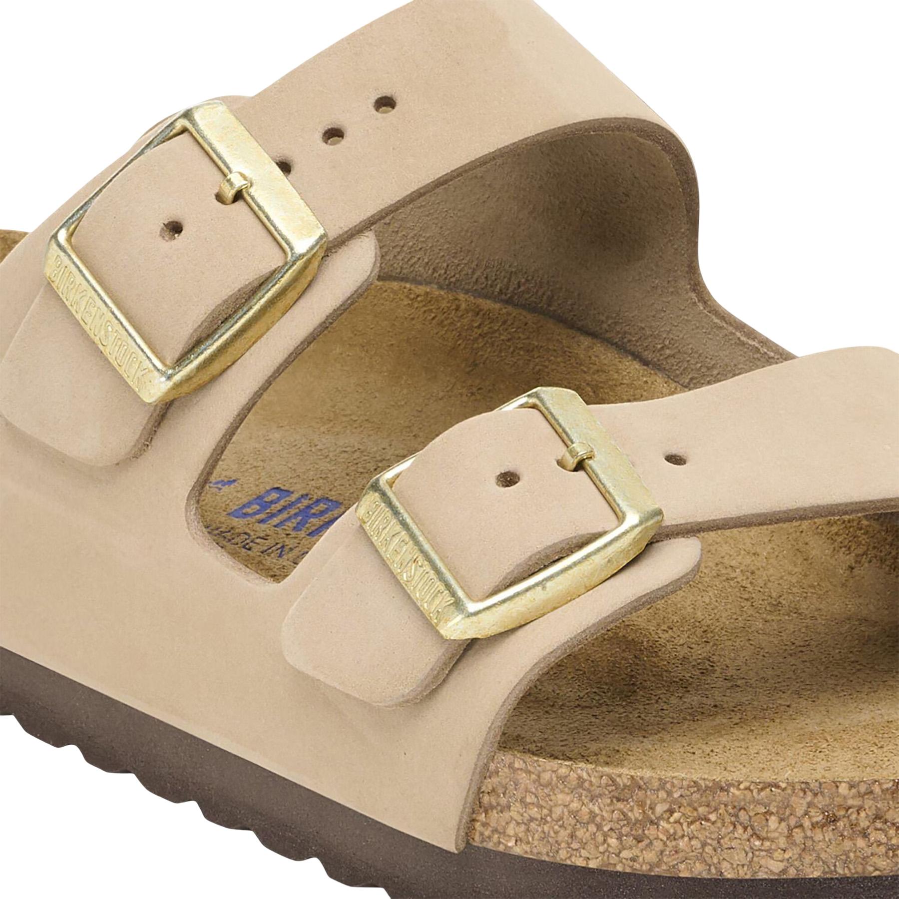 Product gallery image number 3 for product Arizona Soft Footbed Nubuck Leather Sandals [Narrow] - Women's