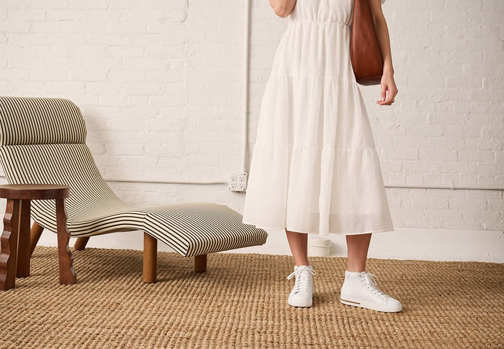 Product gallery image number 4 for product Bend Mid Leather Shoes [Narrow] - Women's