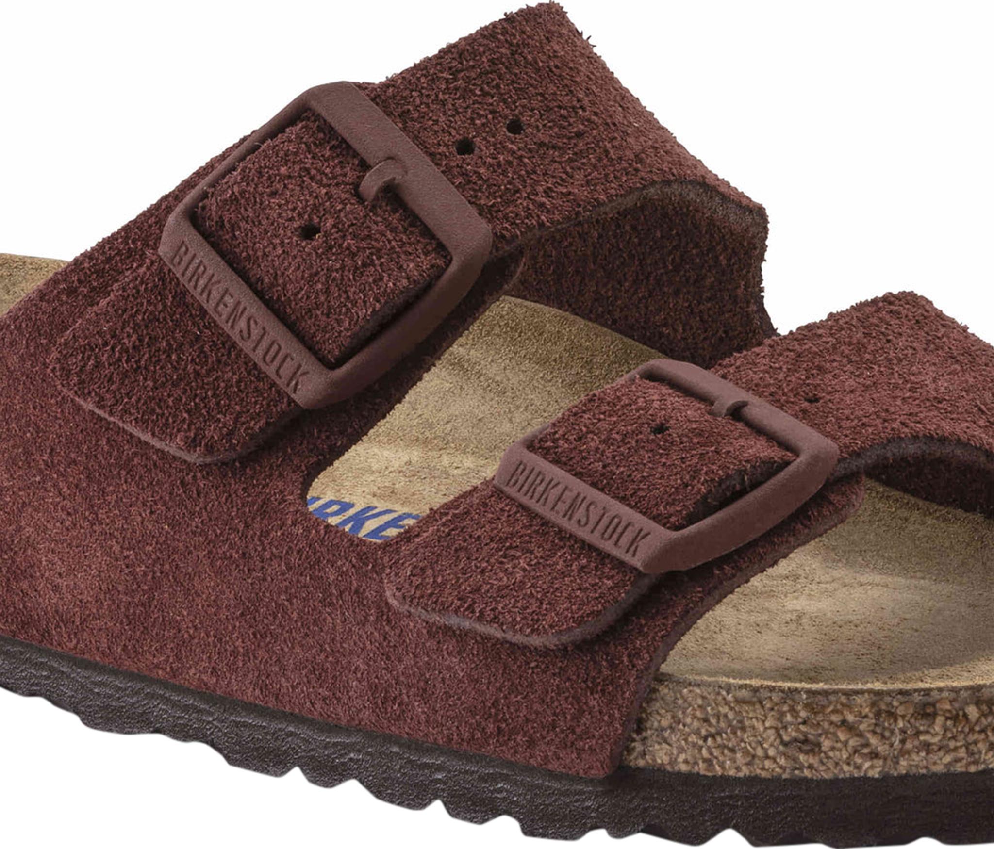 Product gallery image number 6 for product Arizona Soft Footbed Suede Leather Sandals - Women's