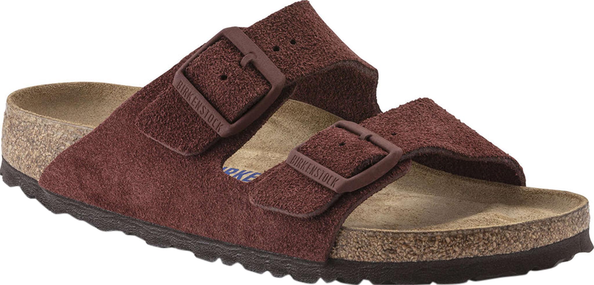 Product gallery image number 1 for product Arizona Soft Footbed Suede Leather Sandals - Women's