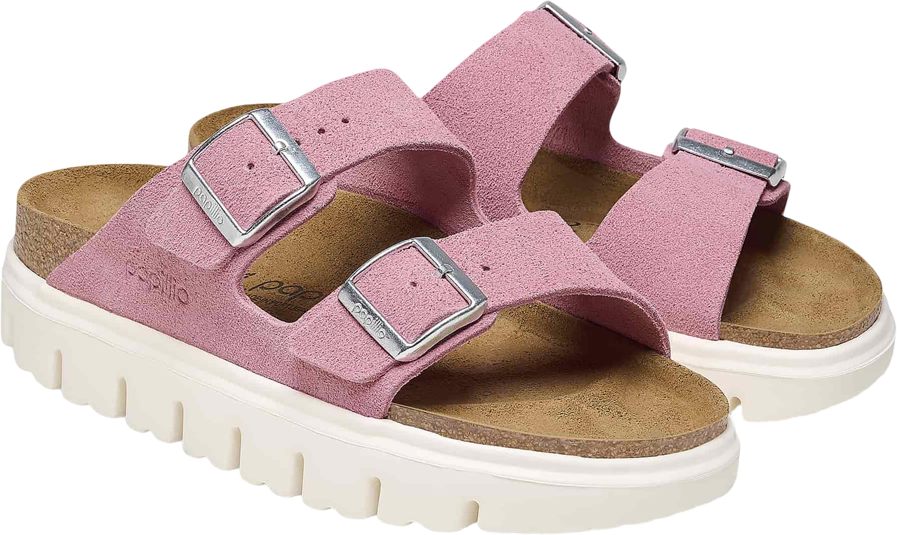 Product gallery image number 3 for product Arizona Chunky Warm Sand Suede Sandals [Narrow]- Unisex