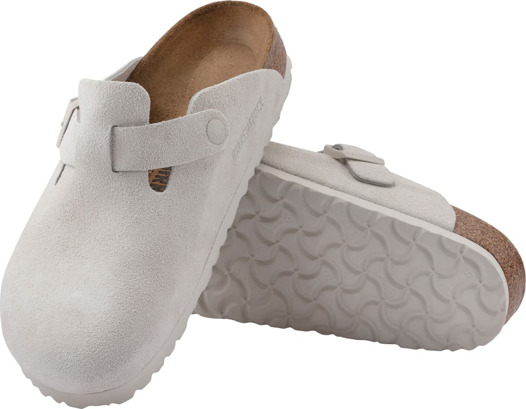 Product gallery image number 2 for product Boston Suede Leather Regular Clog - Unisex