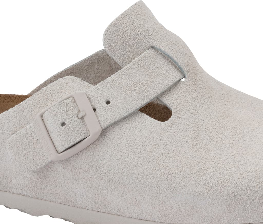 Product gallery image number 3 for product Boston Suede Leather Regular Clog - Unisex
