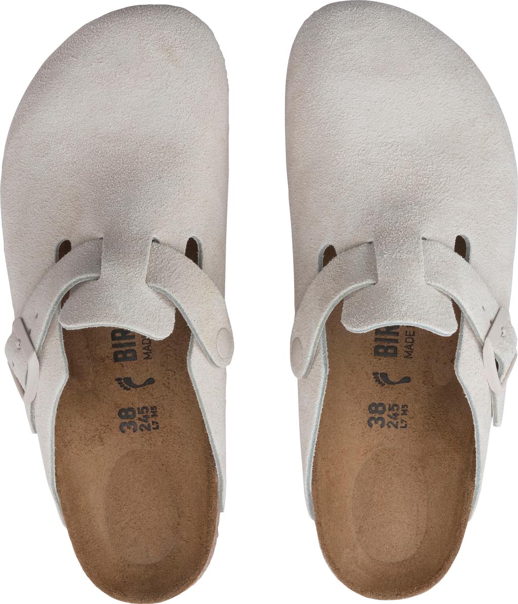 Product gallery image number 5 for product Boston Suede Leather Regular Clog - Unisex