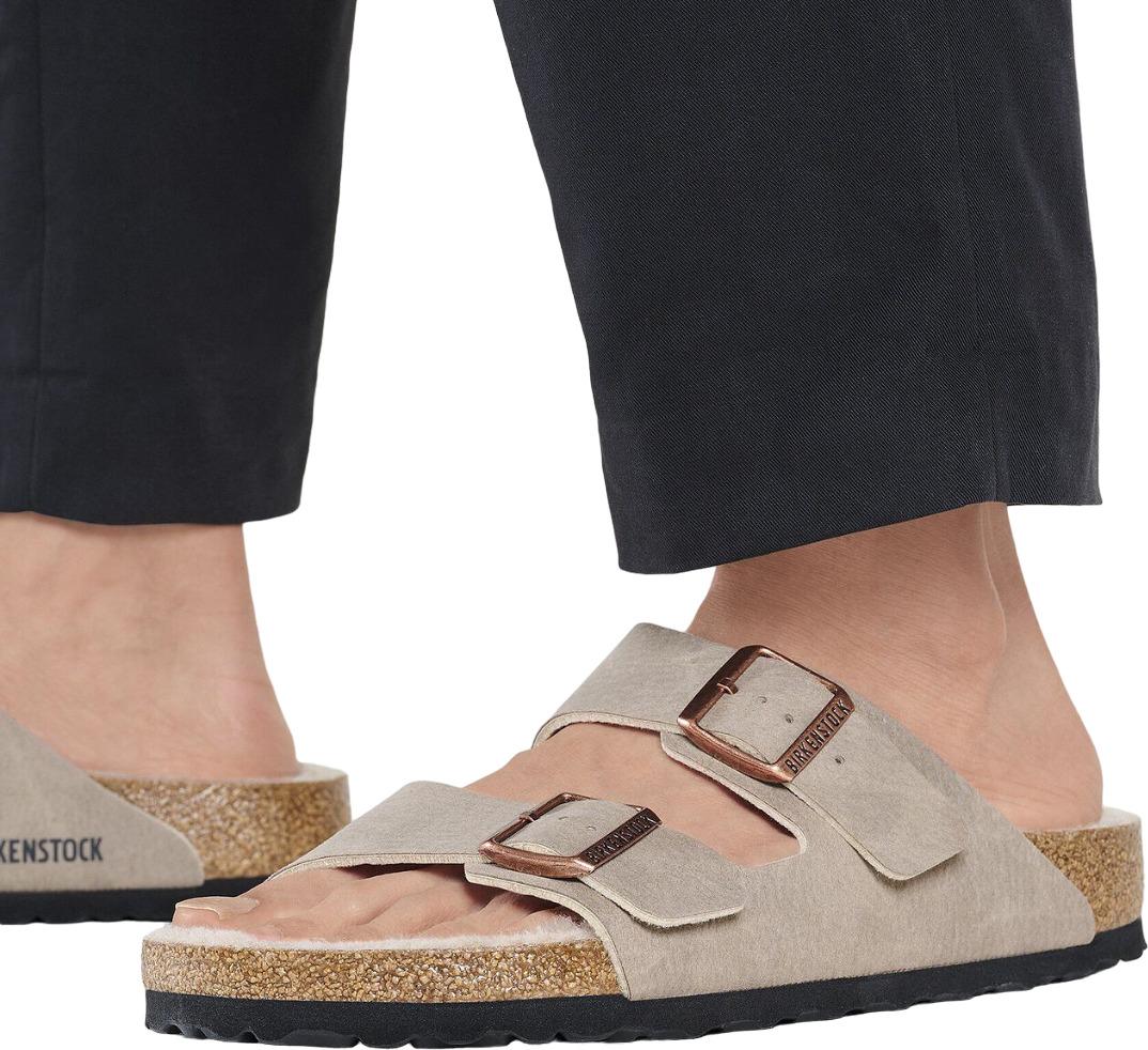 Product gallery image number 5 for product Arizona Shearling Sandals [Narrow] - Unisex