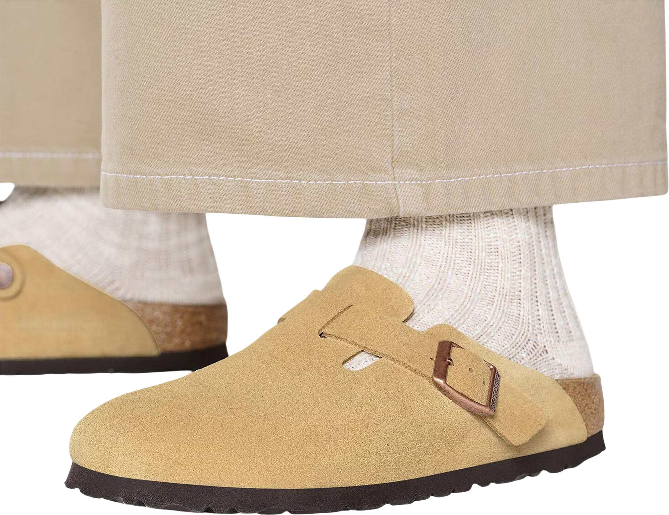 Product gallery image number 3 for product Boston Suede Leather Clog - Unisex