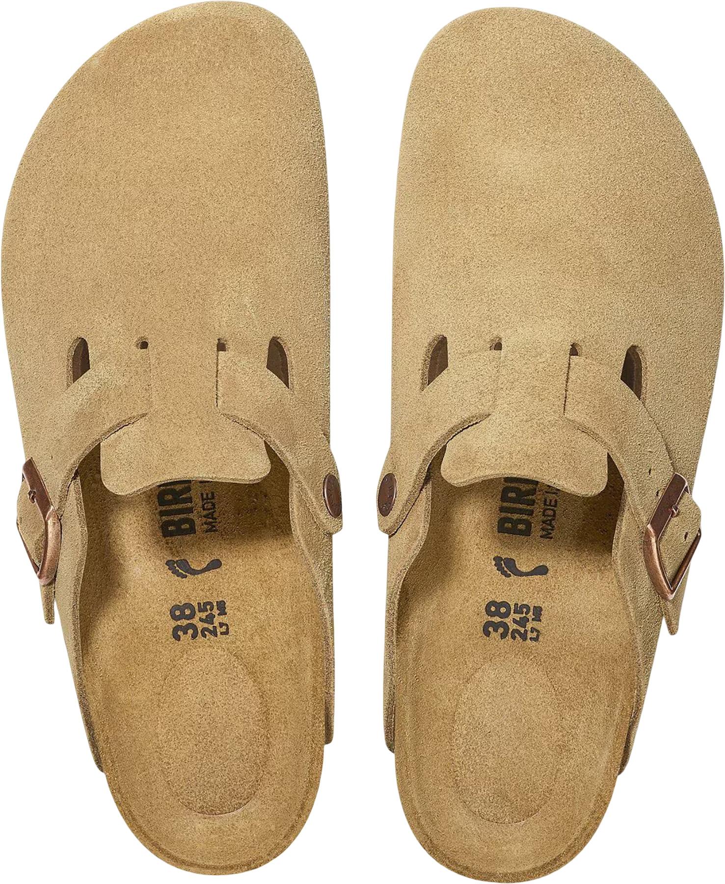 Product gallery image number 6 for product Boston Suede Leather Clog - Unisex