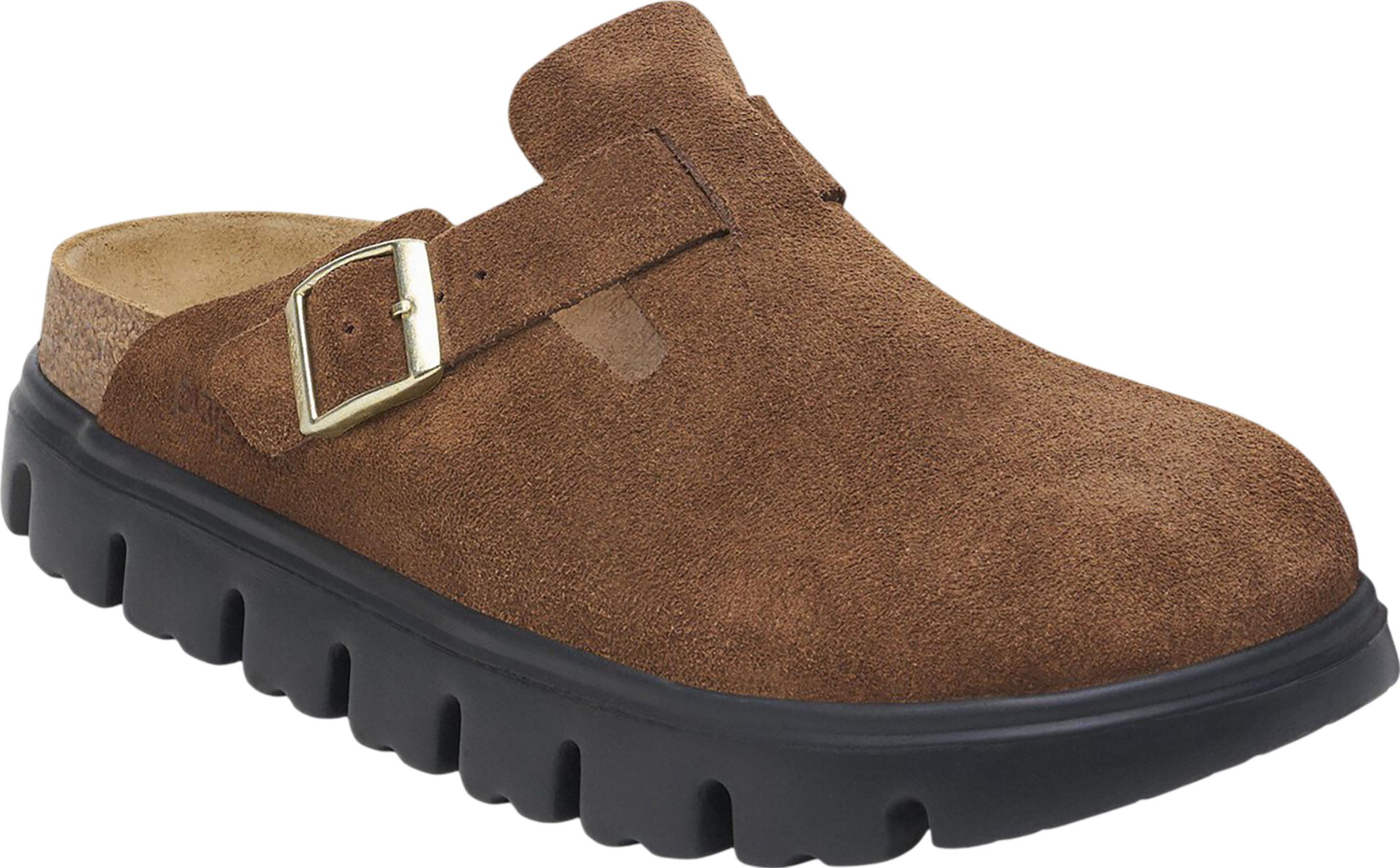 Product gallery image number 3 for product Boston Chunky Suede Clog [Narrow] - Women's