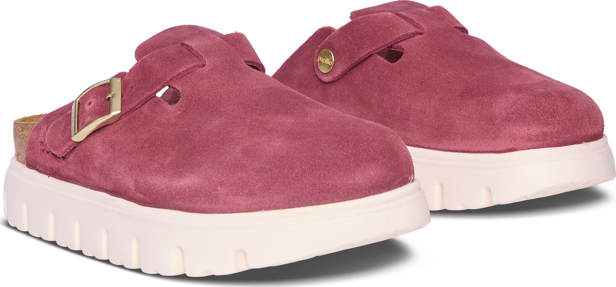 Product gallery image number 3 for product Boston Chunky Suede Clog [Narrow] - Women's