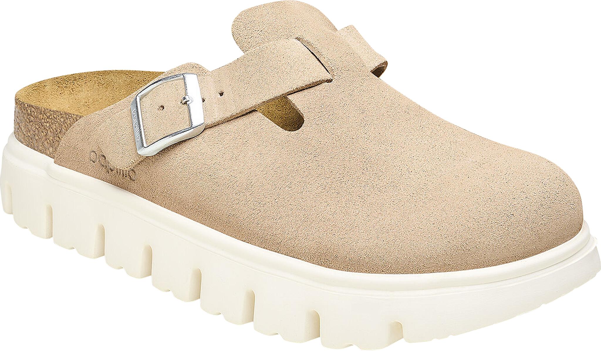 Product gallery image number 4 for product Boston Chunky Suede Clog [Narrow] - Women's