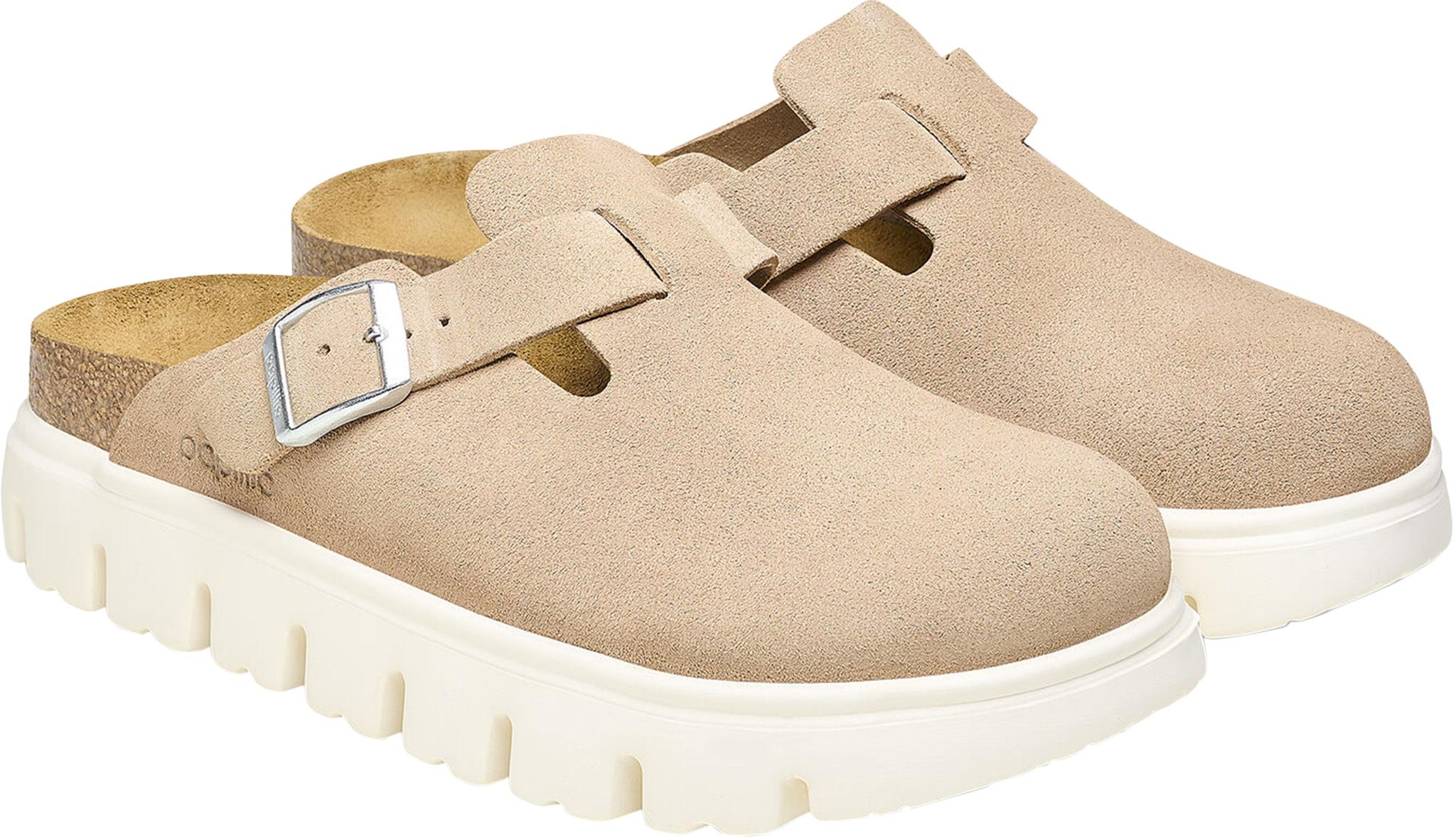Product gallery image number 6 for product Boston Chunky Suede Clog [Narrow] - Women's