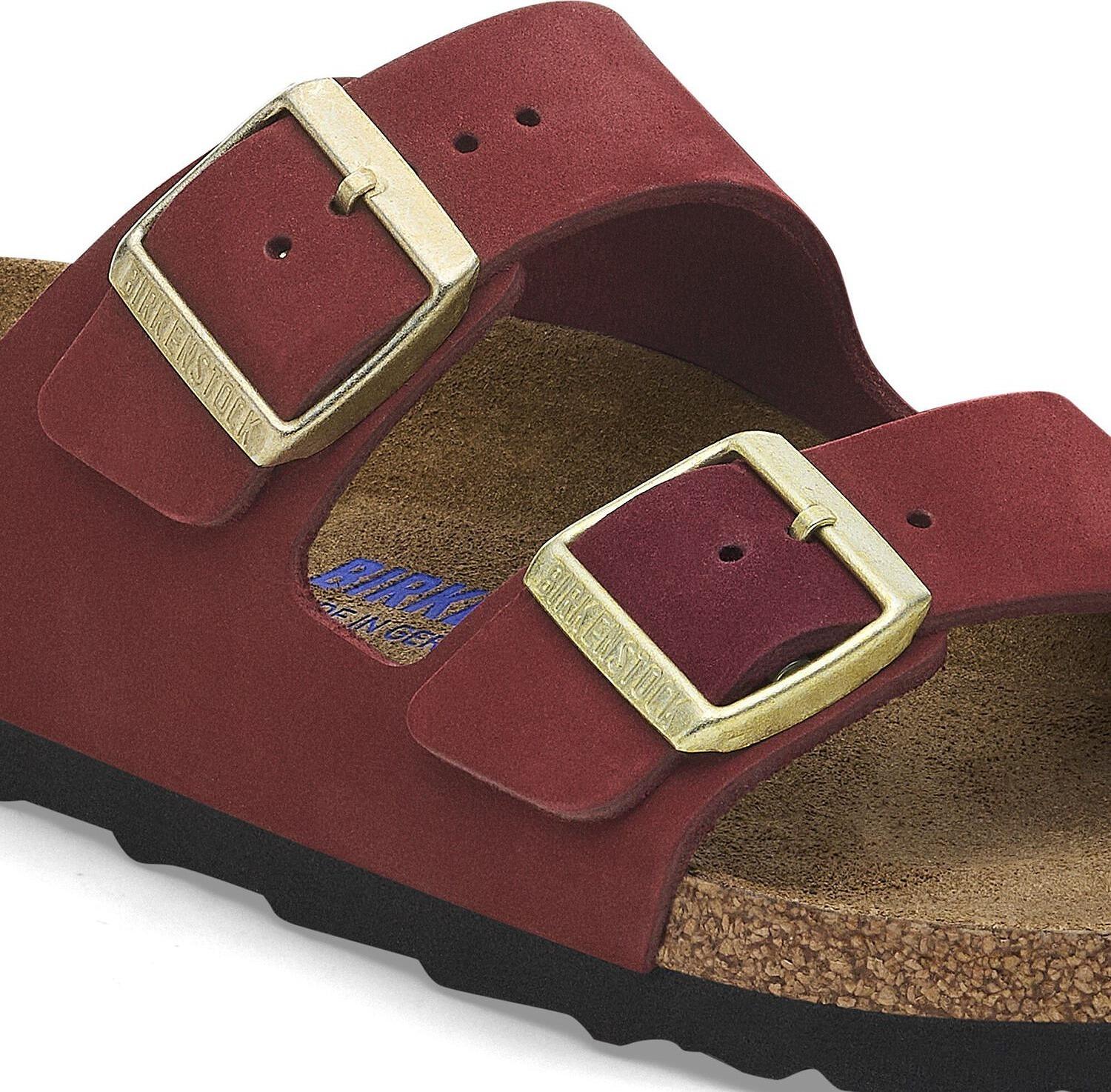 Product gallery image number 4 for product Arizona Soft Footbed Nubuck Leather Sandals - Unisex