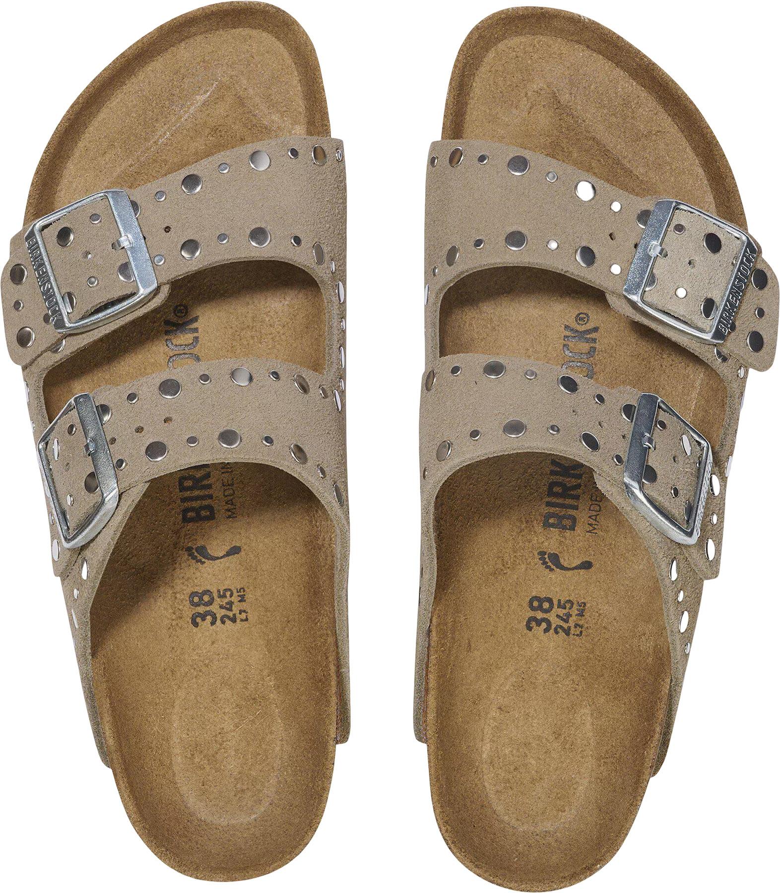 Product gallery image number 5 for product Arizona Rivets Suede Leather Sandals [Regular] - Women's