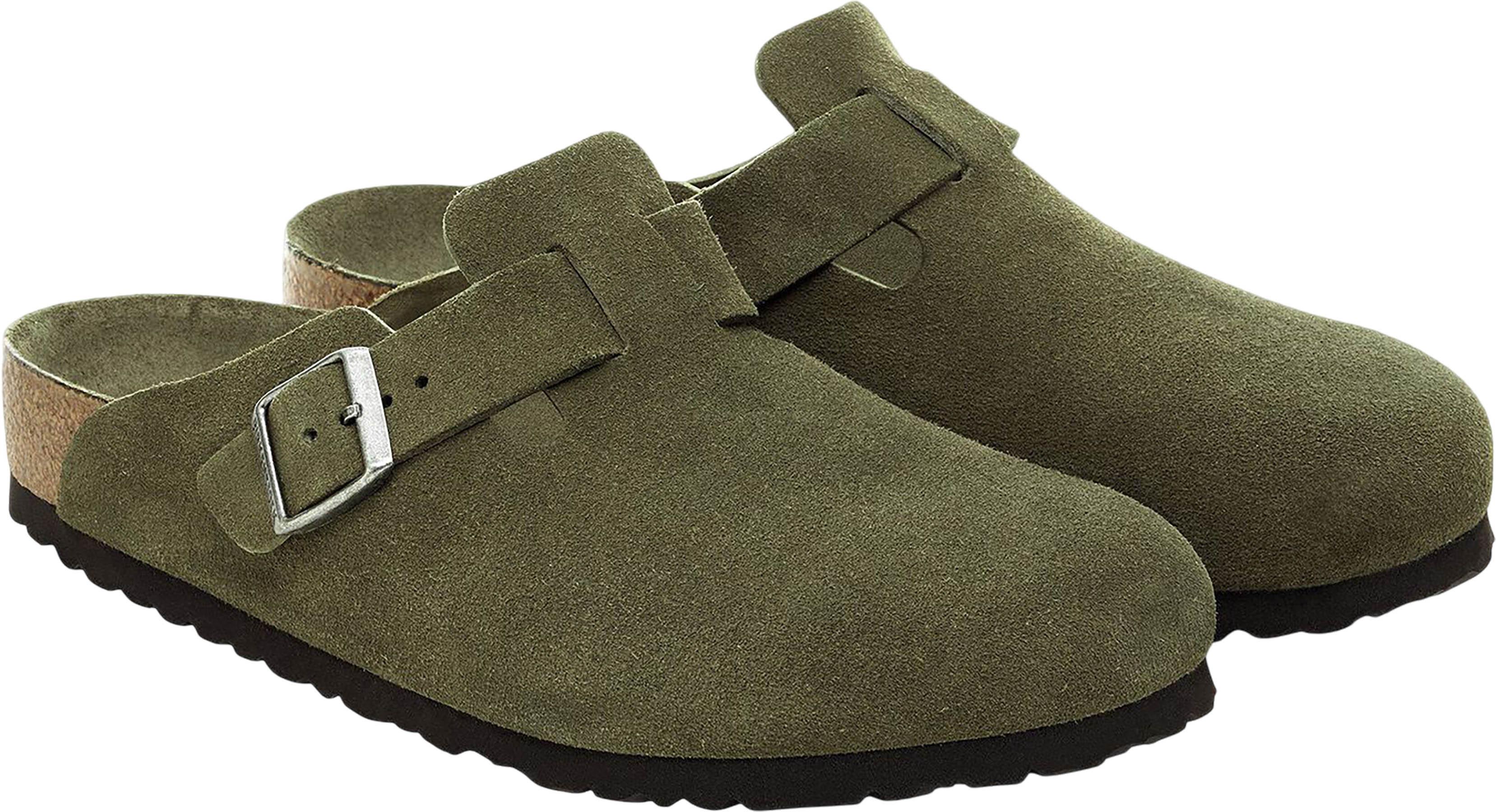 Product gallery image number 2 for product Boston Soft Footbed Suede Leather Clog - Unisex