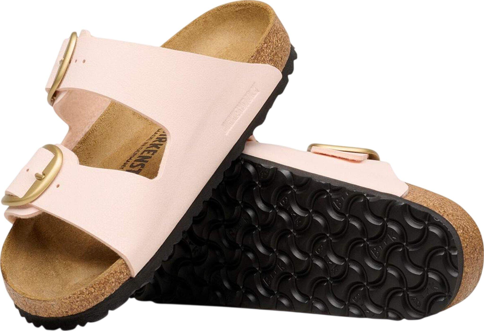 Product gallery image number 4 for product Arizona Big Buckle Birko-Flor Nubuck Sandals [Narrow] - Women's