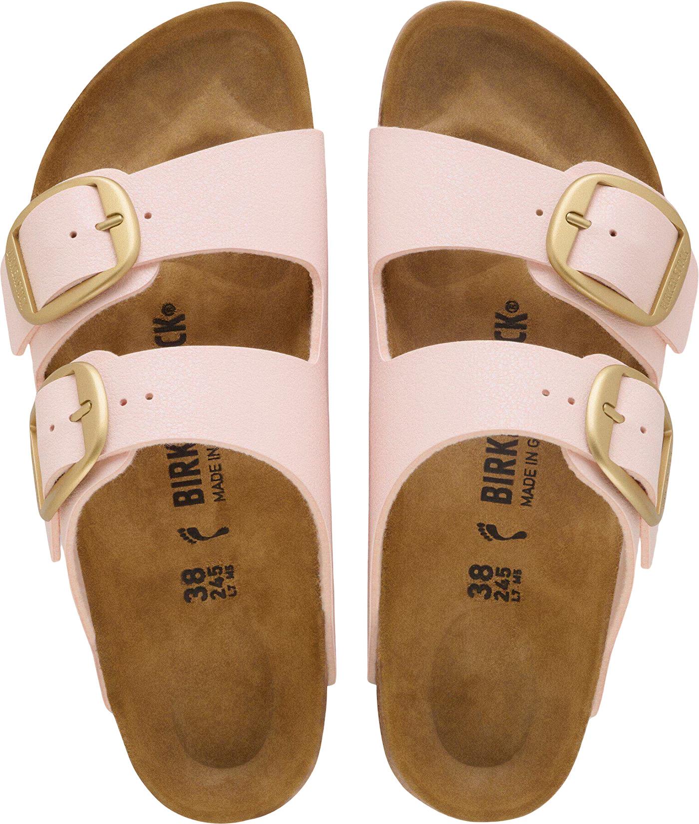 Product gallery image number 3 for product Arizona Big Buckle Birko-Flor Nubuck Sandals [Narrow] - Women's