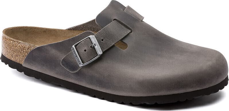 Product gallery image number 1 for product Boston Soft Footbed Oiled Leather Mules - Unisex