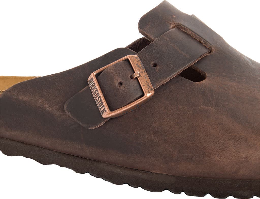 Product gallery image number 10 for product Boston Soft Footbed Oiled Leather Mules - Unisex