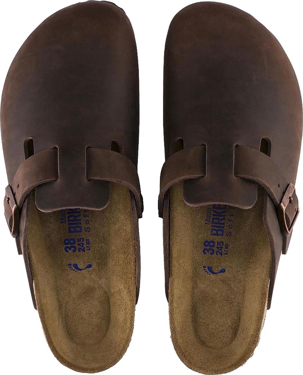 Product gallery image number 11 for product Boston Soft Footbed Oiled Leather Mules - Unisex