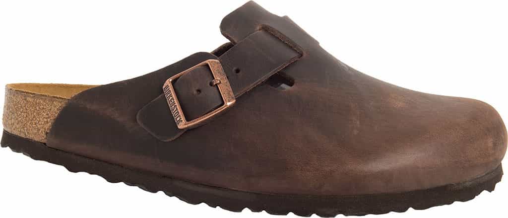 Product image for Boston Soft Footbed Oiled Leather Mules - Unisex