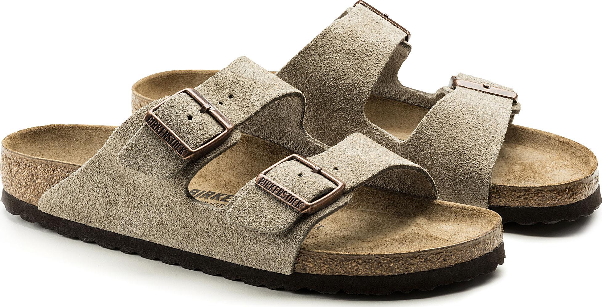 Product gallery image number 3 for product Arizona Suede Leather Sandals - Unisex