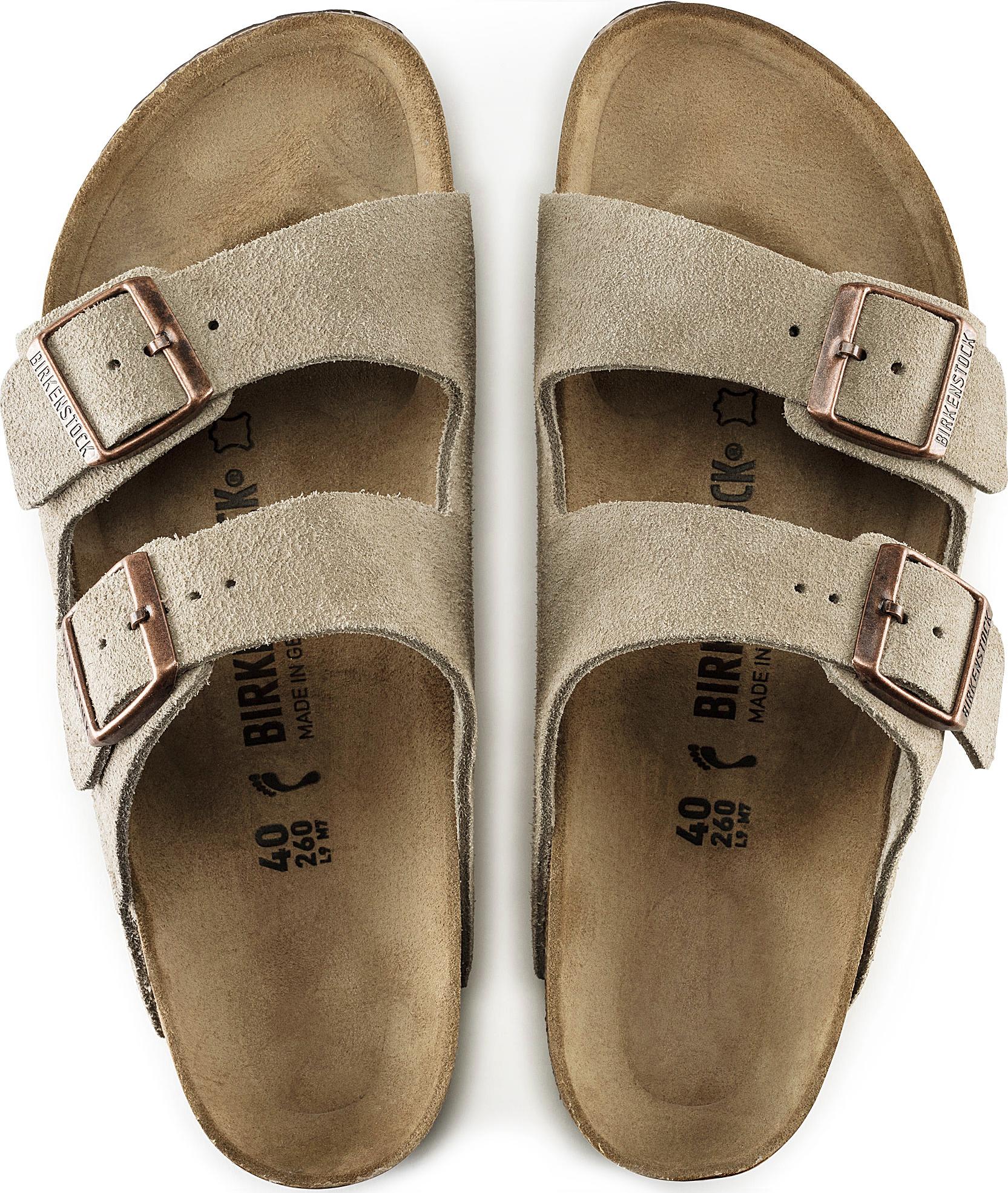 Product gallery image number 6 for product Arizona Suede Leather Sandals - Unisex