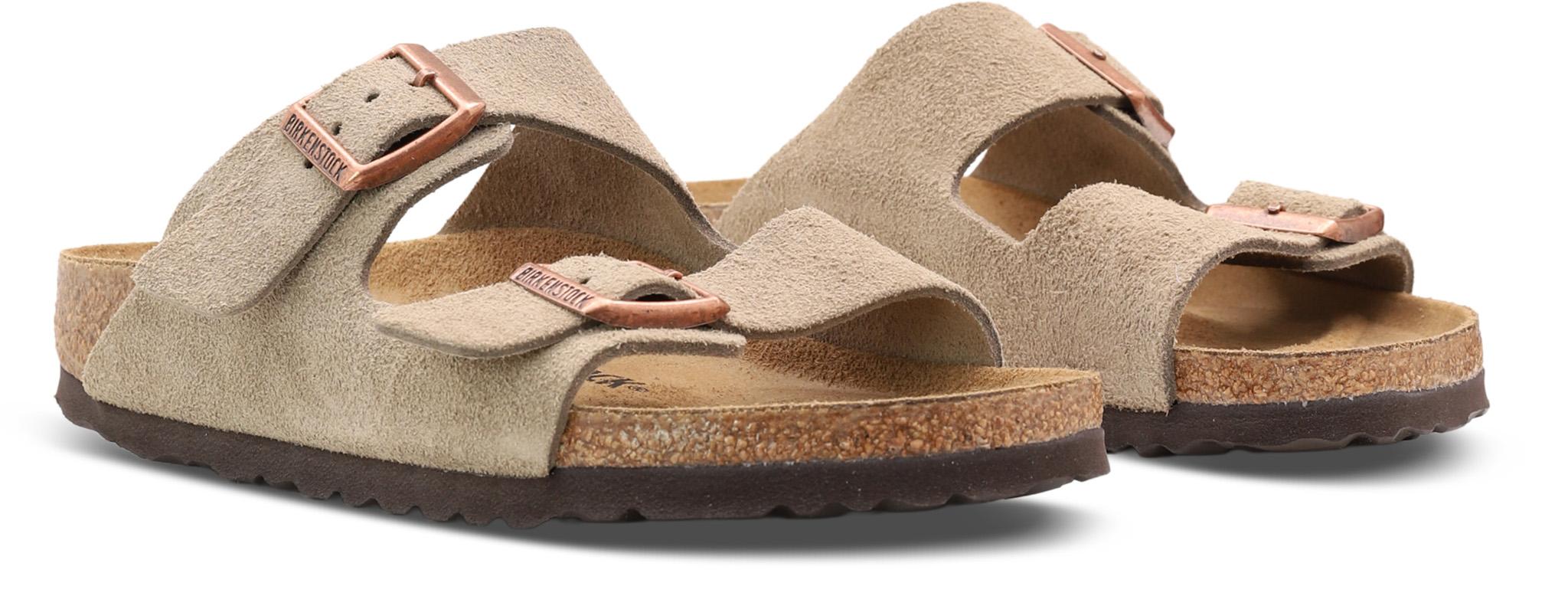 Product gallery image number 3 for product Arizona Suede Leather Sandals [Narrow] - Women's