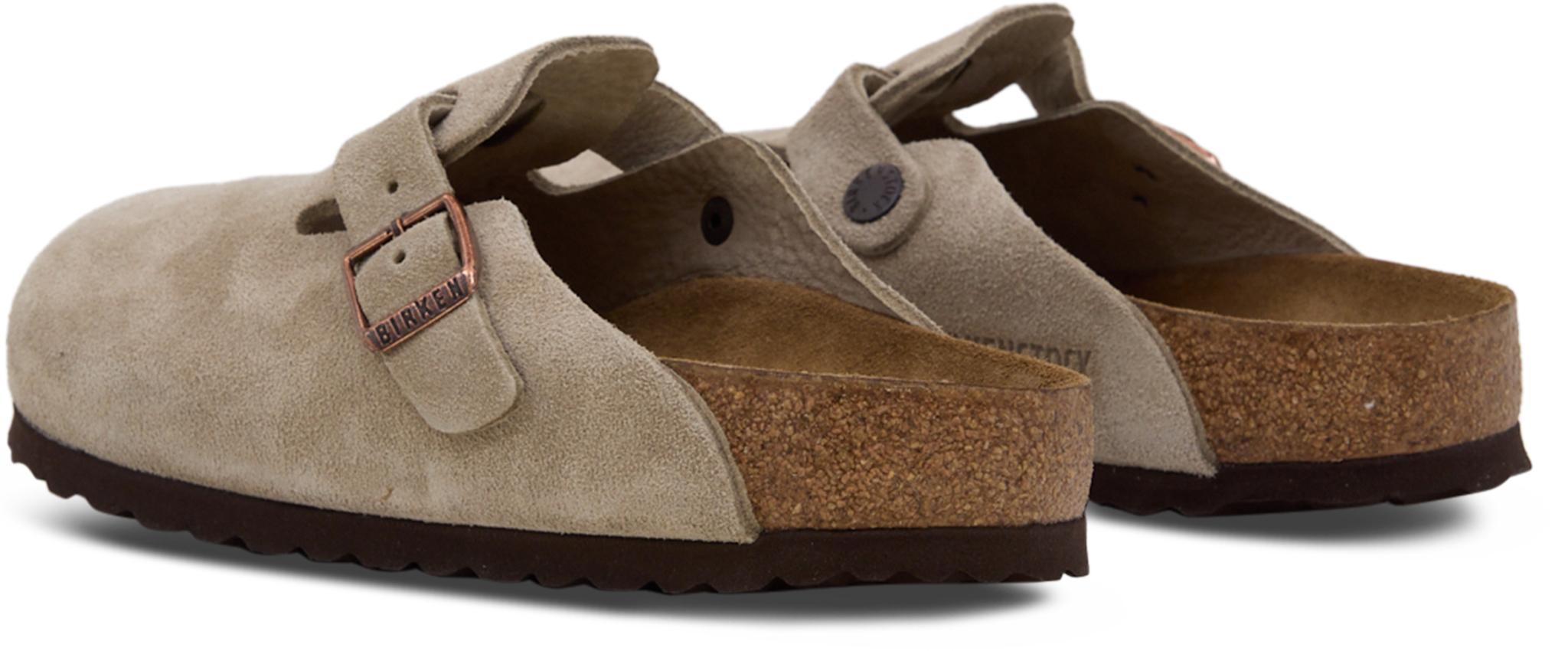 Product gallery image number 5 for product Boston Soft Footbed Suede Core Leather Mules - Unisex