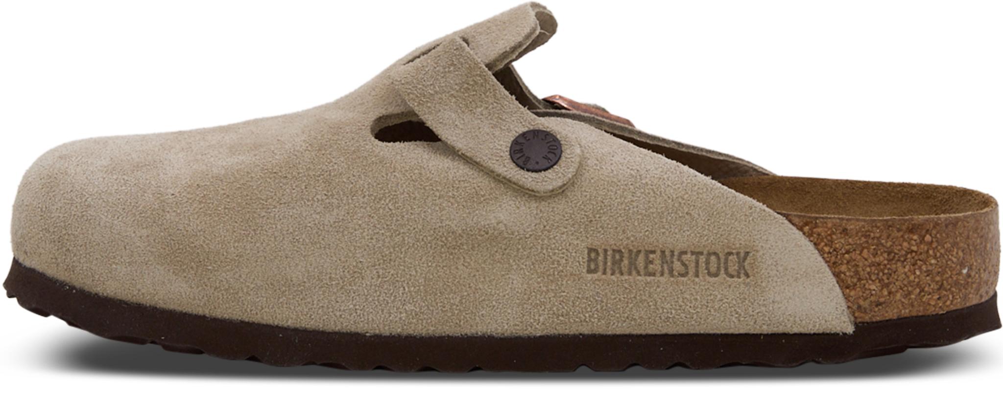 Product gallery image number 3 for product Boston Soft Footbed Suede Core Leather Mules - Unisex