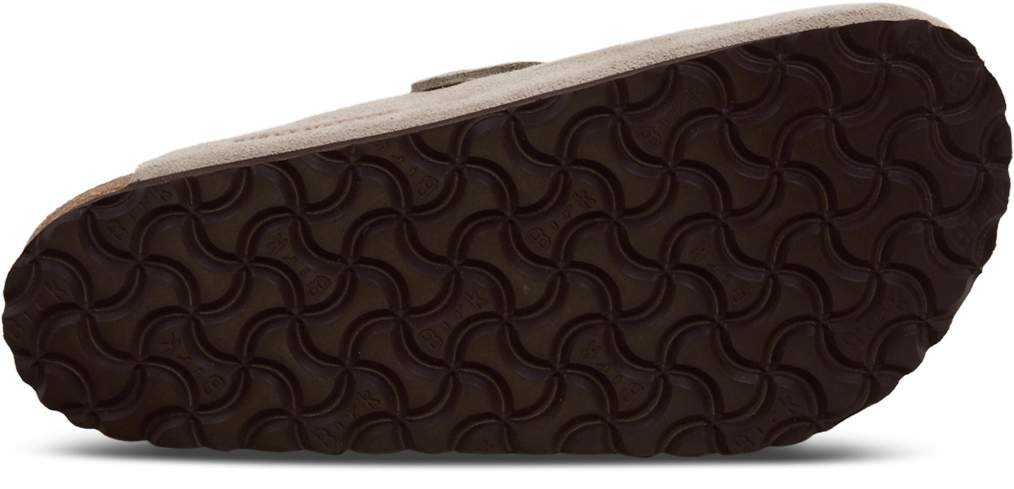 Product gallery image number 4 for product Boston Soft Footbed Suede Core Leather Mules - Unisex