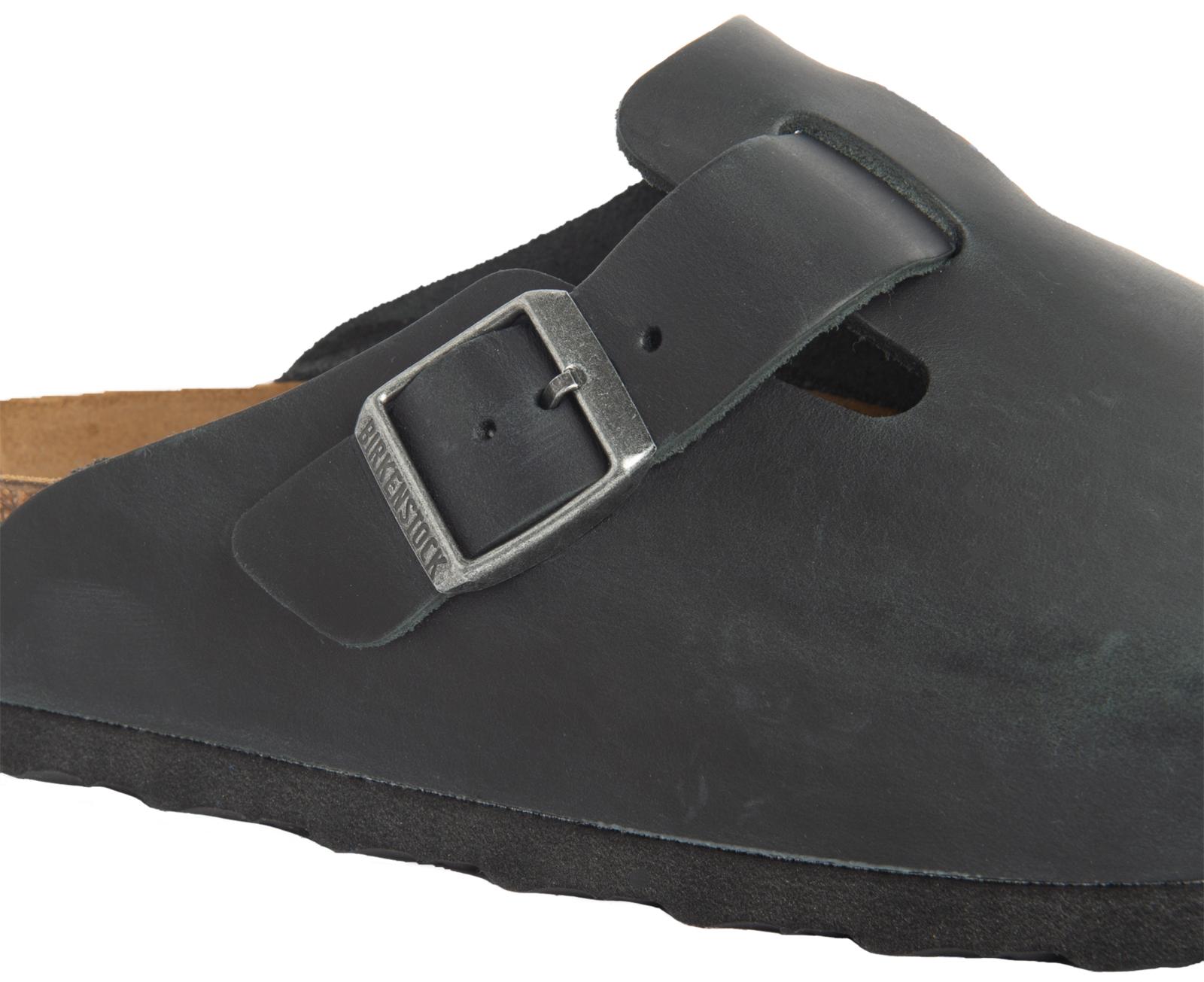 Product gallery image number 2 for product Boston Oiled Leather Mules [Narrow] - Unisex