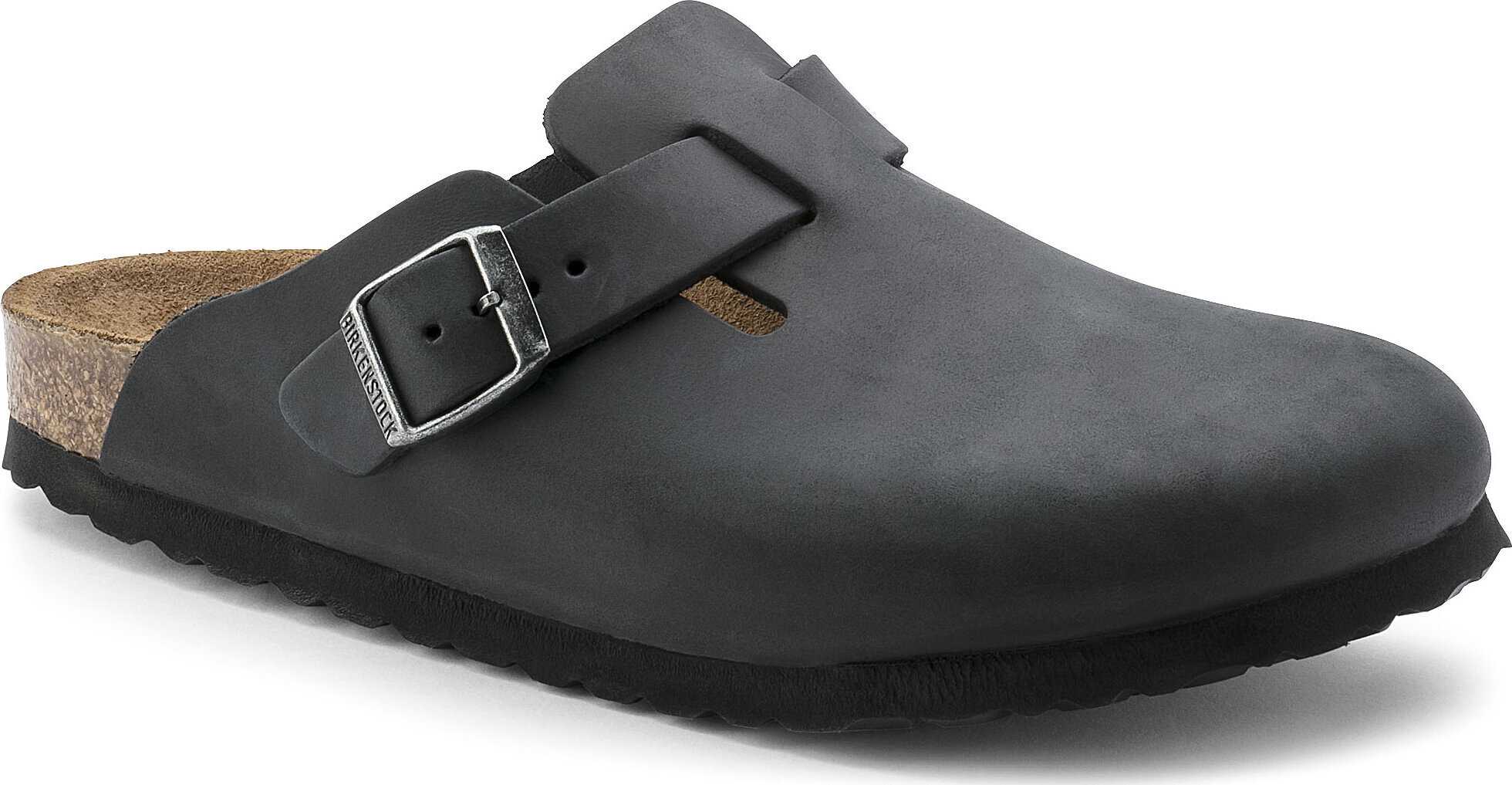 Black Oiled Leather