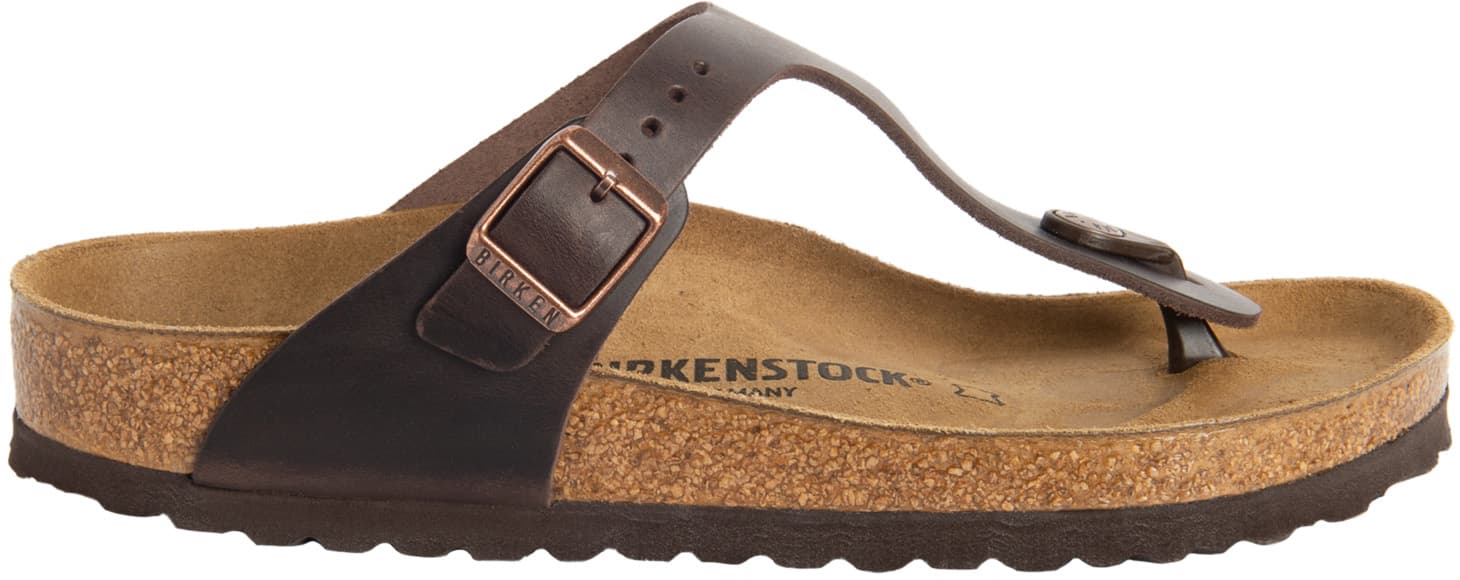 Product gallery image number 3 for product Gizeh Oiled Leather Sandals - Women's