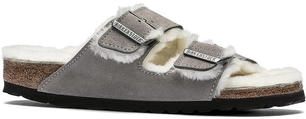 Product gallery image number 5 for product Arizona Shearling Suede Leather Sandals [Narrow] - Unisex