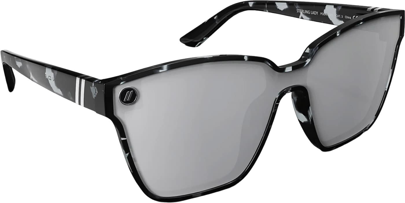 Product gallery image number 4 for product Buttertron Sterling Lady Sunglasses - Tortoise - Silver Polarized Lens - Women's