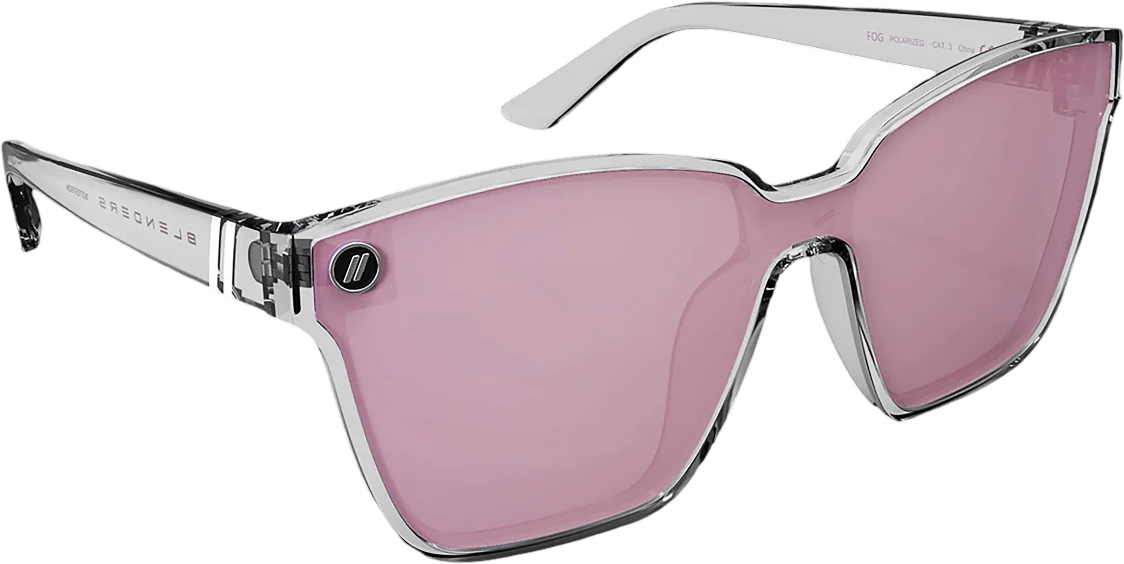 Product gallery image number 5 for product Lunettes de soleil Buttertron - Gloss Crystal Gray - Verres Polarized Rose Gold Mirror - Unisexe