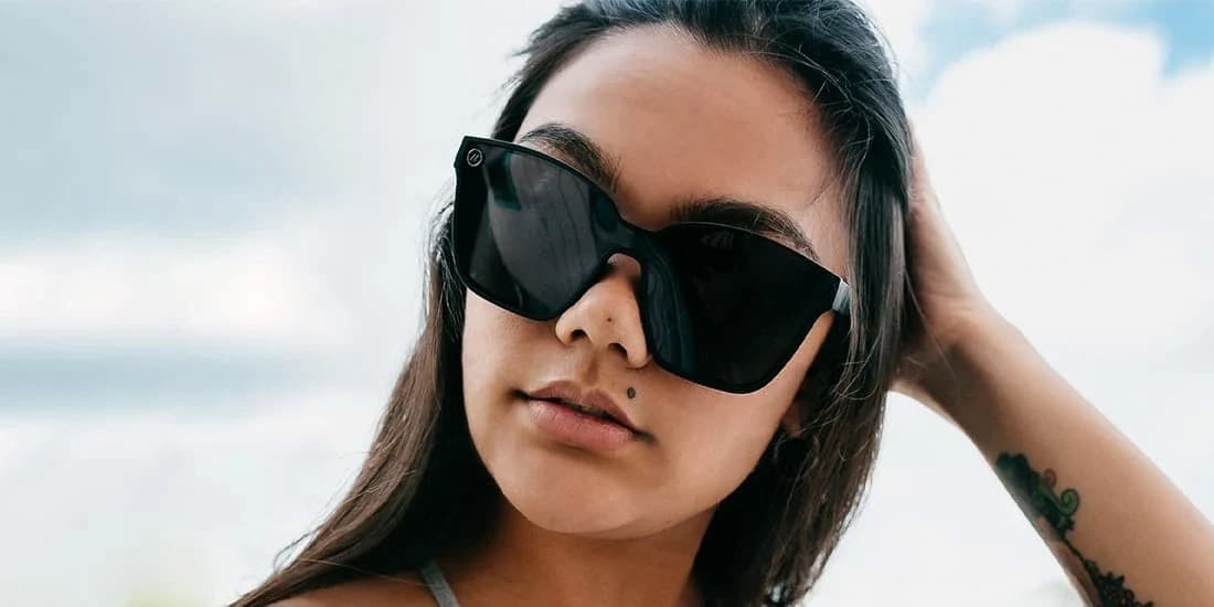 Product gallery image number 6 for product Buttertron Voodoo Vixen Sunglasses - Black - Smoke Polarized Lens - Women's