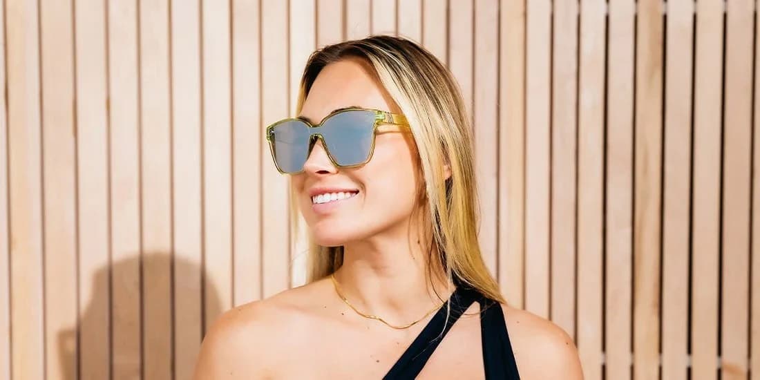 Product gallery image number 2 for product Buttertron Spark Lime Sunglasses - Unisex