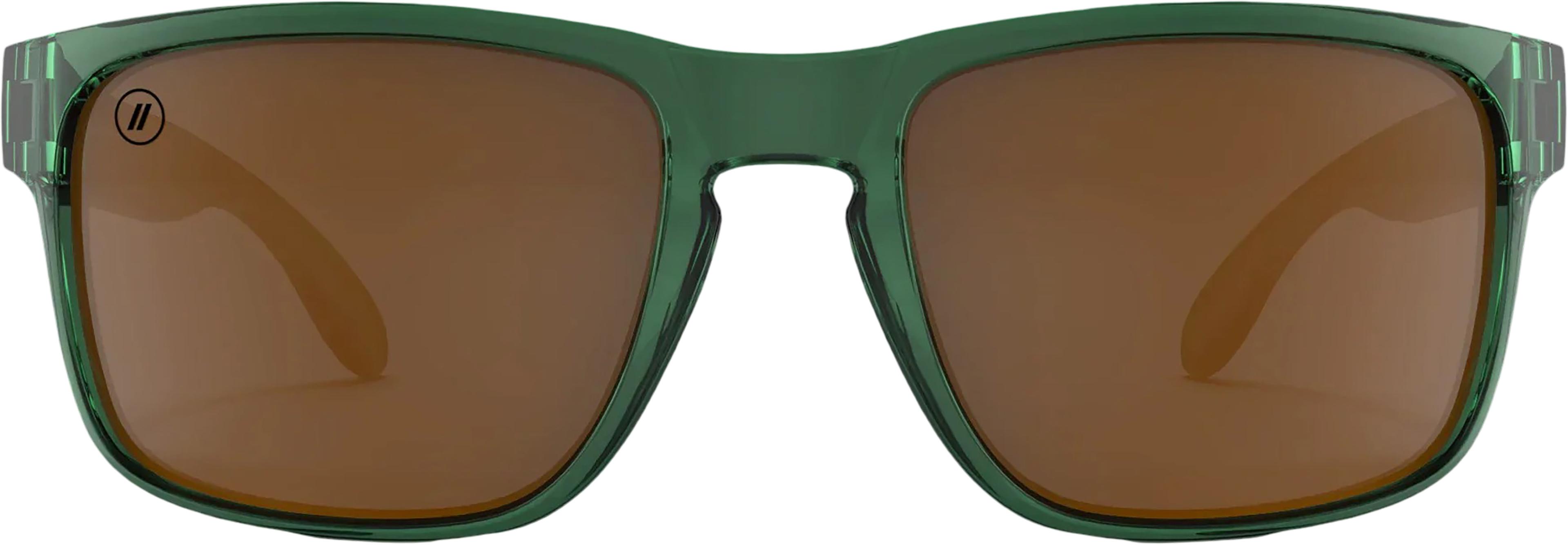 Product gallery image number 3 for product Lunettes de soleil Canyon - Gloss Crystal Green - Verres Polarized Amber - Homme