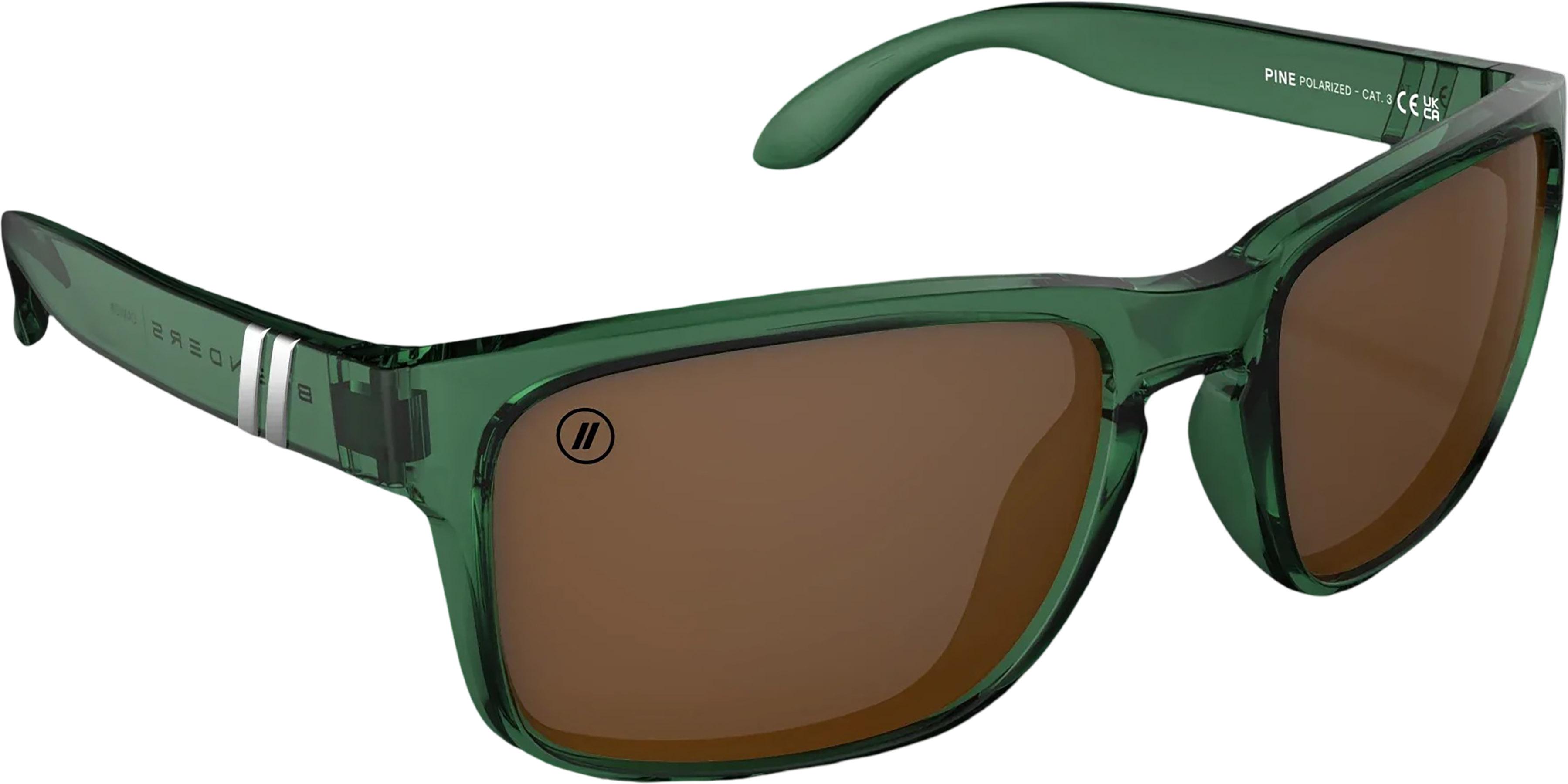Product gallery image number 5 for product Lunettes de soleil Canyon - Gloss Crystal Green - Verres Polarized Amber - Homme
