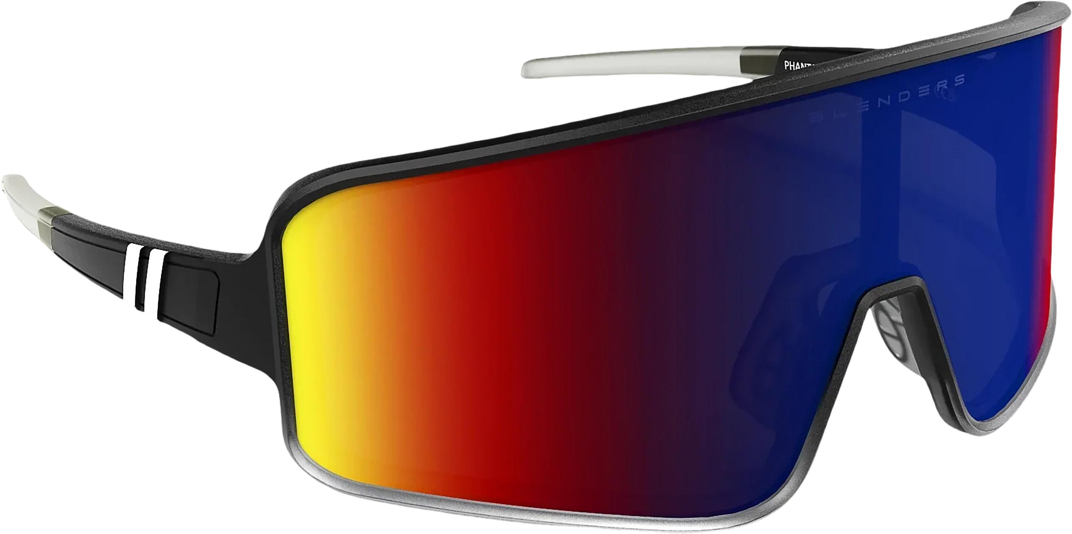 Product gallery image number 5 for product Lunettes de soleil Eclipse Phantom Boss - Black - Verres polarisées Blue Rainbow - Unisexe